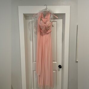 Birdy Grey Strapless Pink Dress